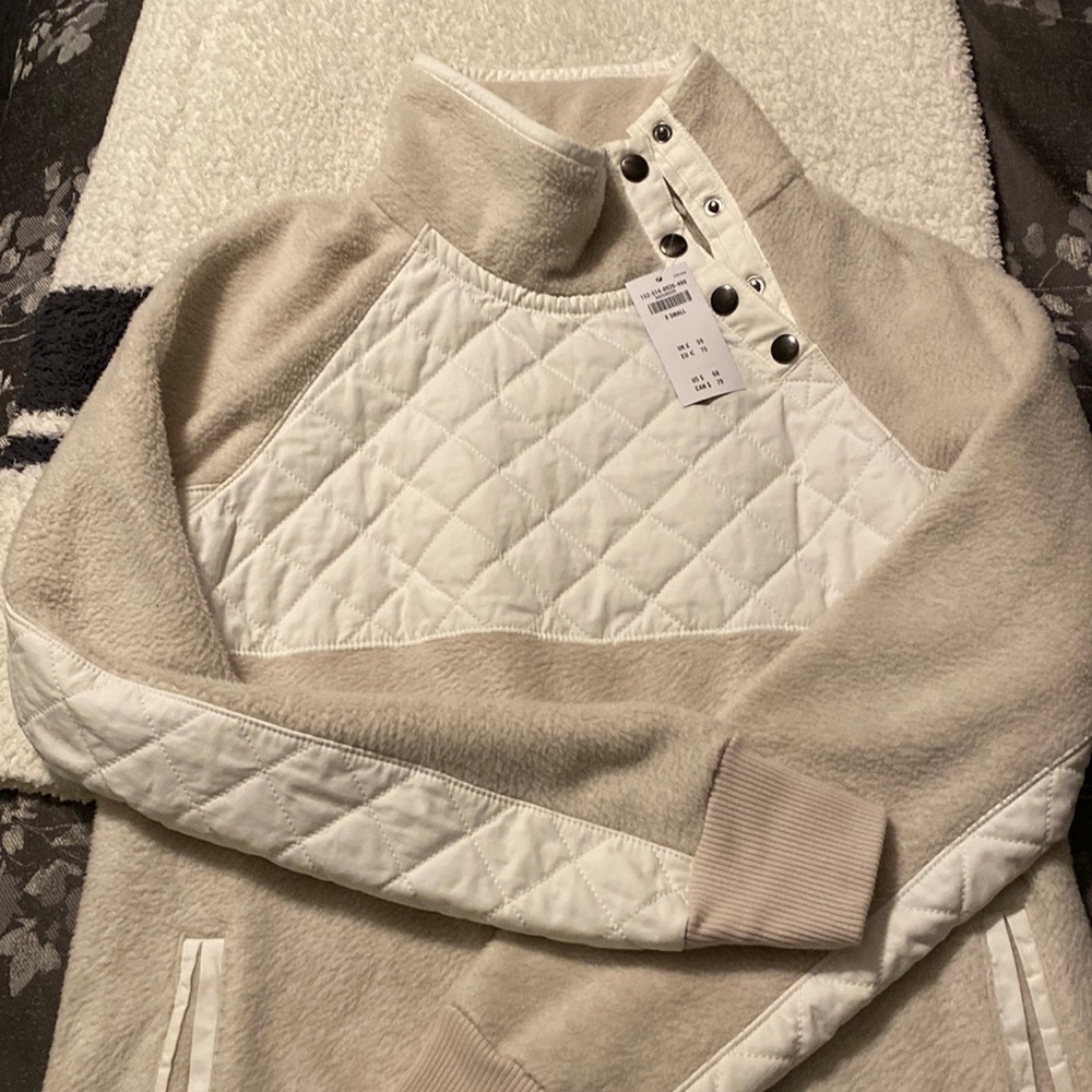 Abercrombie asymmetrical fleece